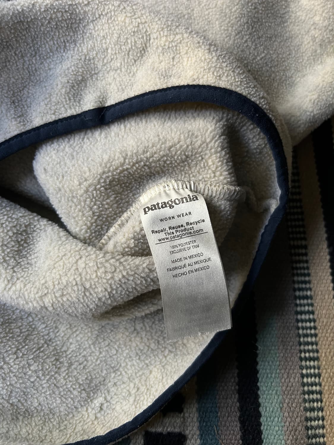 [L]파타고니아 신칠라 체스트 포켓 멜란지 플리스 풀오버 스웻셔츠 상품이미지7