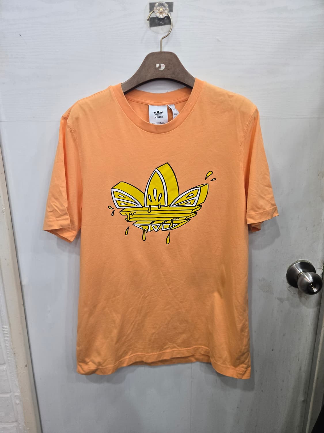 L,100 )) adidas 아디다스 반팔티셔츠! 레몬 디자인~ 상품이미지2