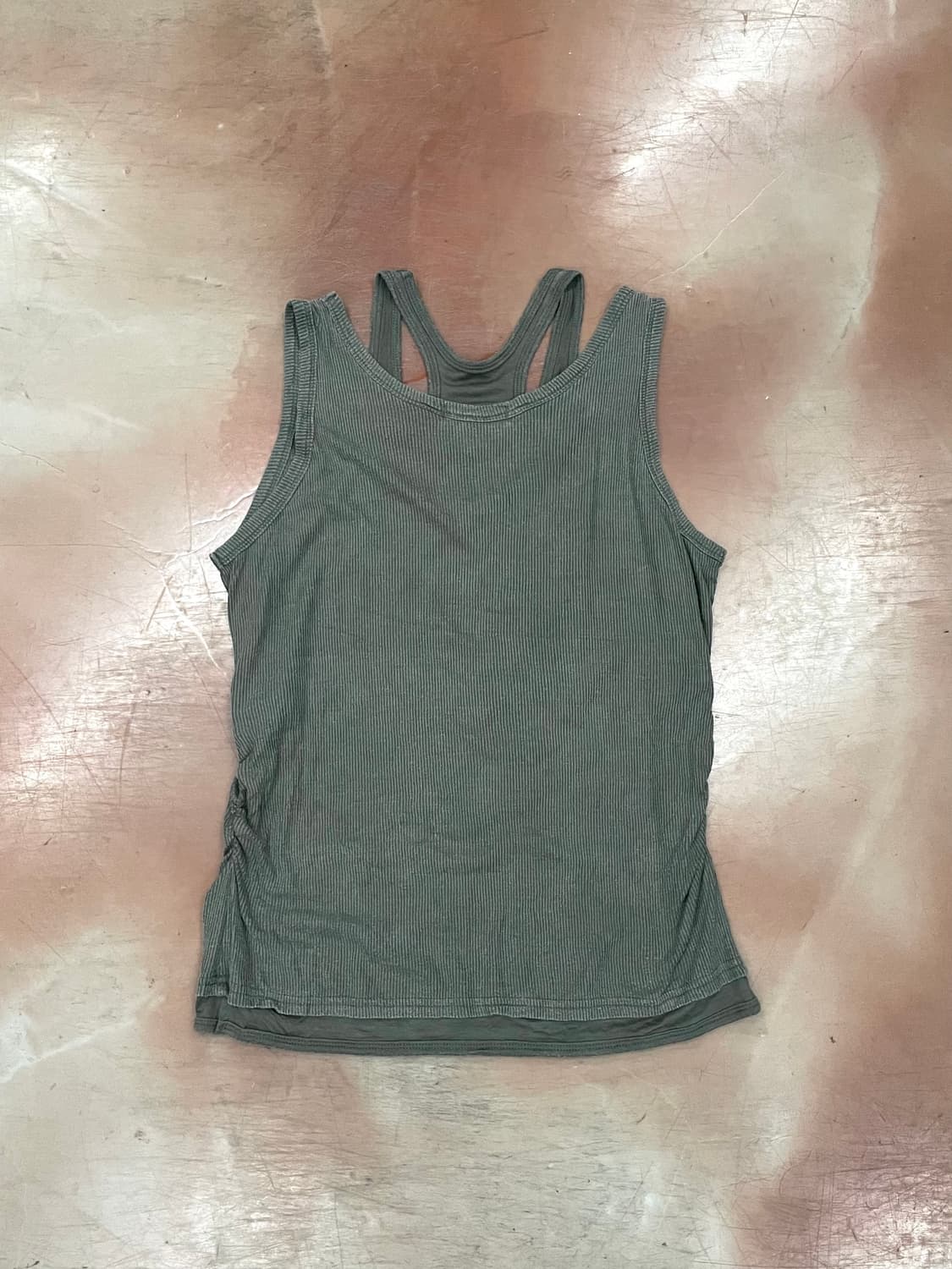 Layered Khaki sleeveless 상품이미지5