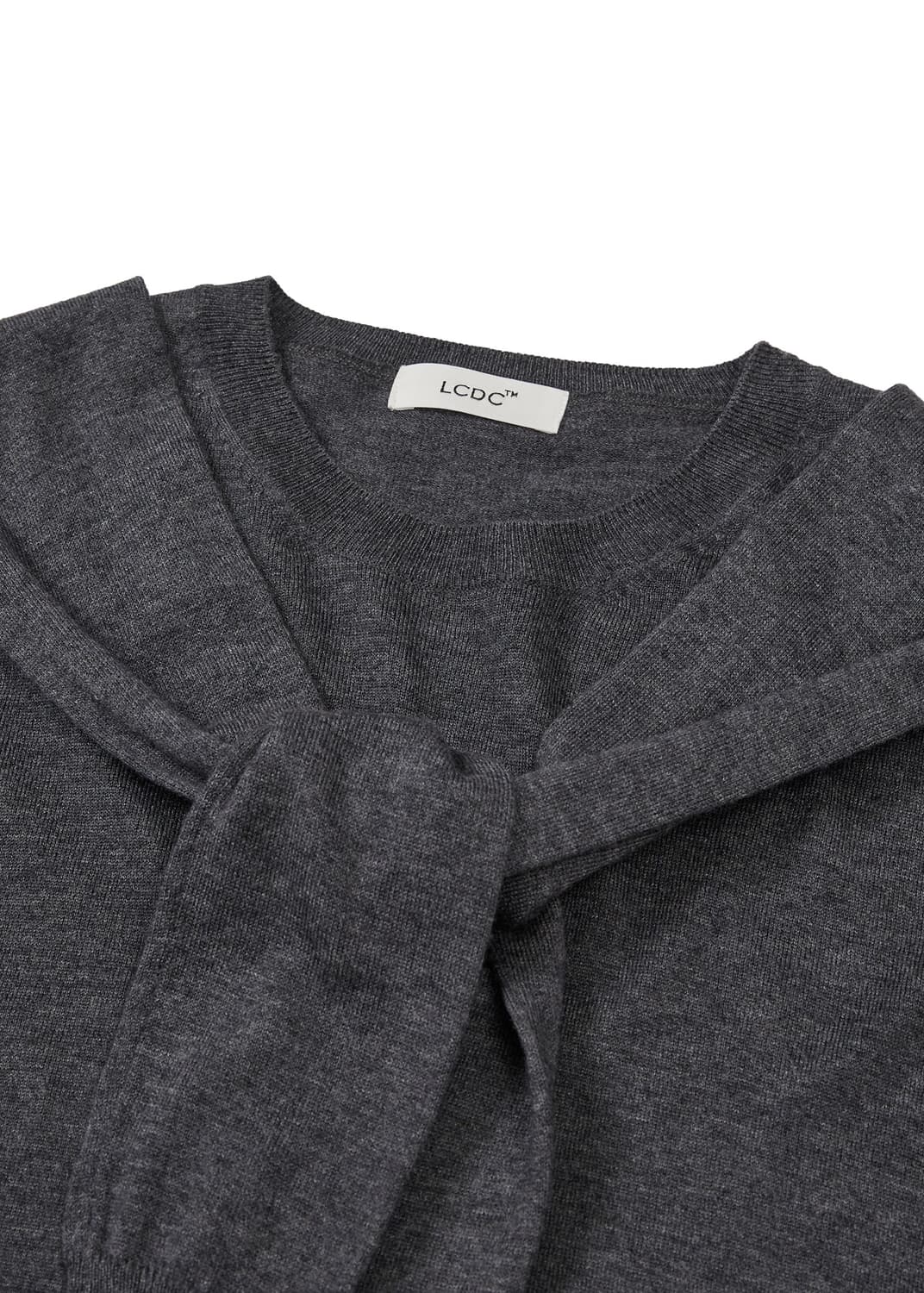 [새제품] lcdc 엘씨디씨 TIED DETAIL KNIT TOP MM 상품이미지4