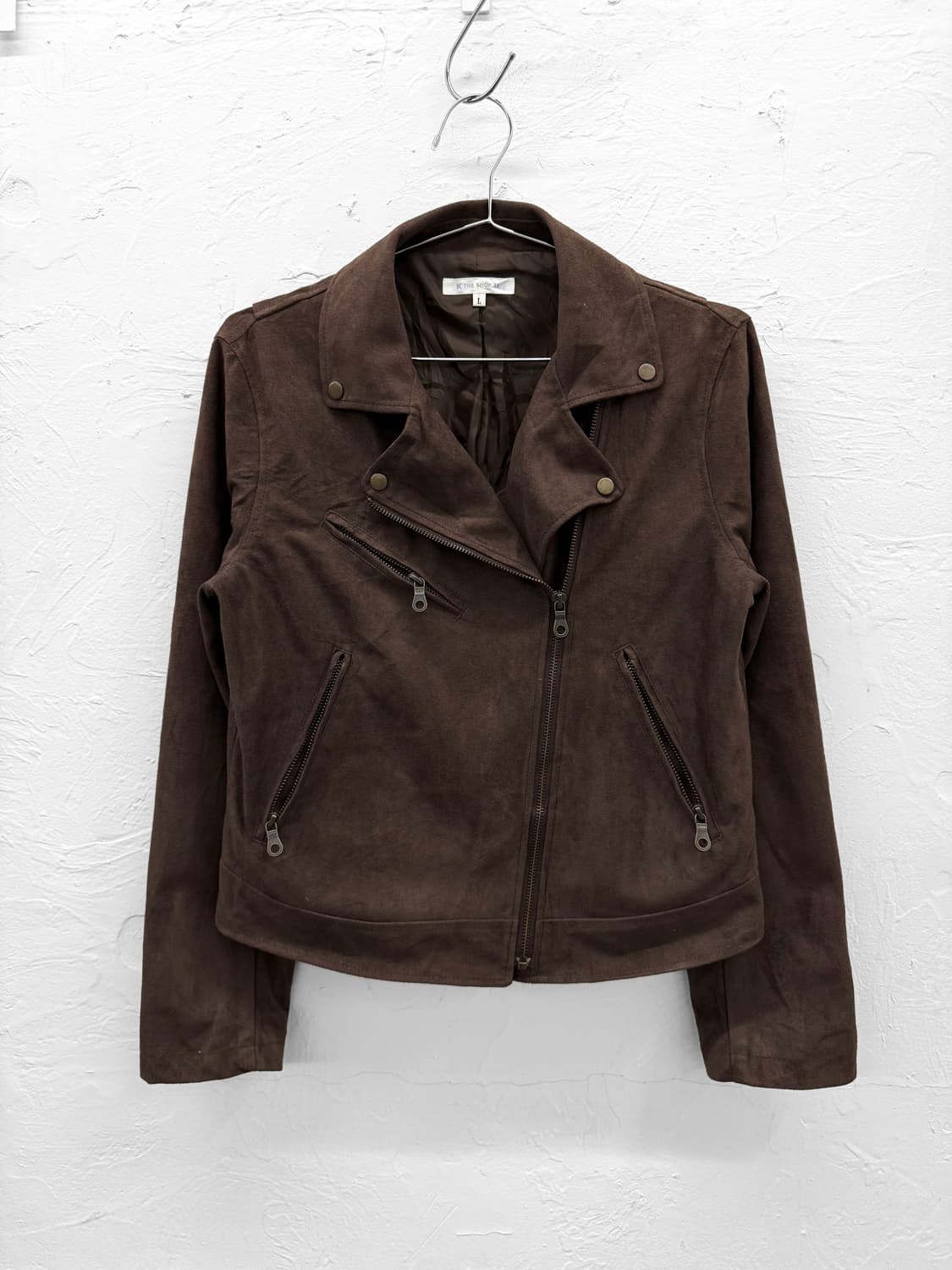 the shop tk 스웨이드 라이더 자켓 상품이미지2