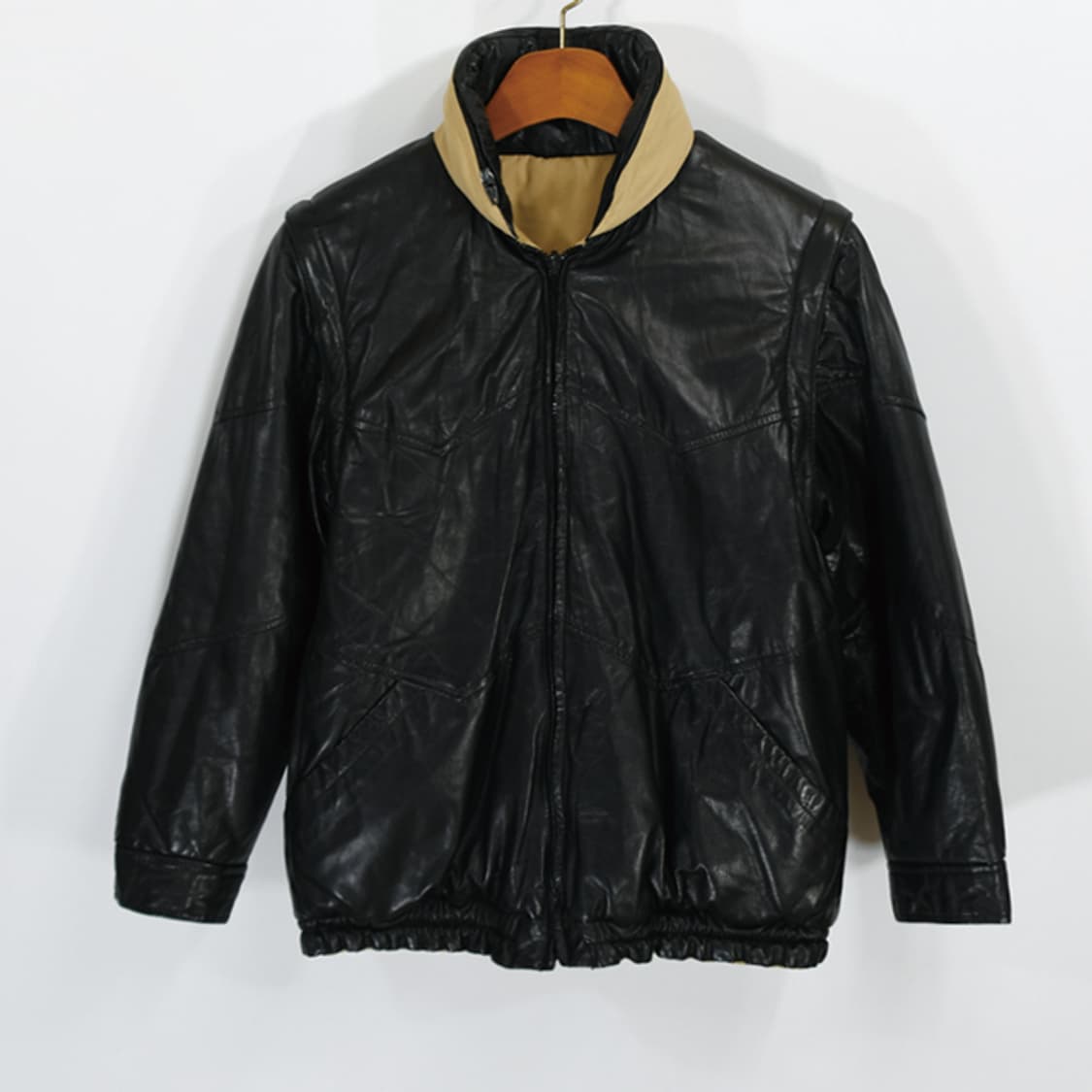 A&A Sports 빈티지리버시블레더점퍼 상품이미지1