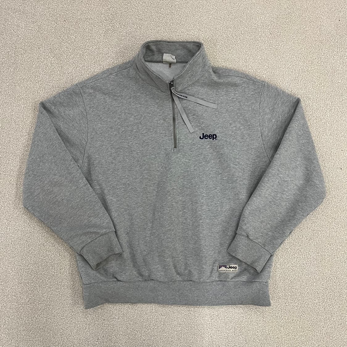 XL 지프 루즈핏 반집업 긴팔 맨투맨 0225M1 상품이미지1