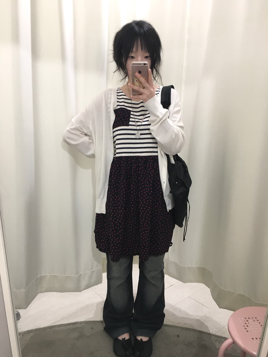 Dot Layered Sleeveless 상품이미지2