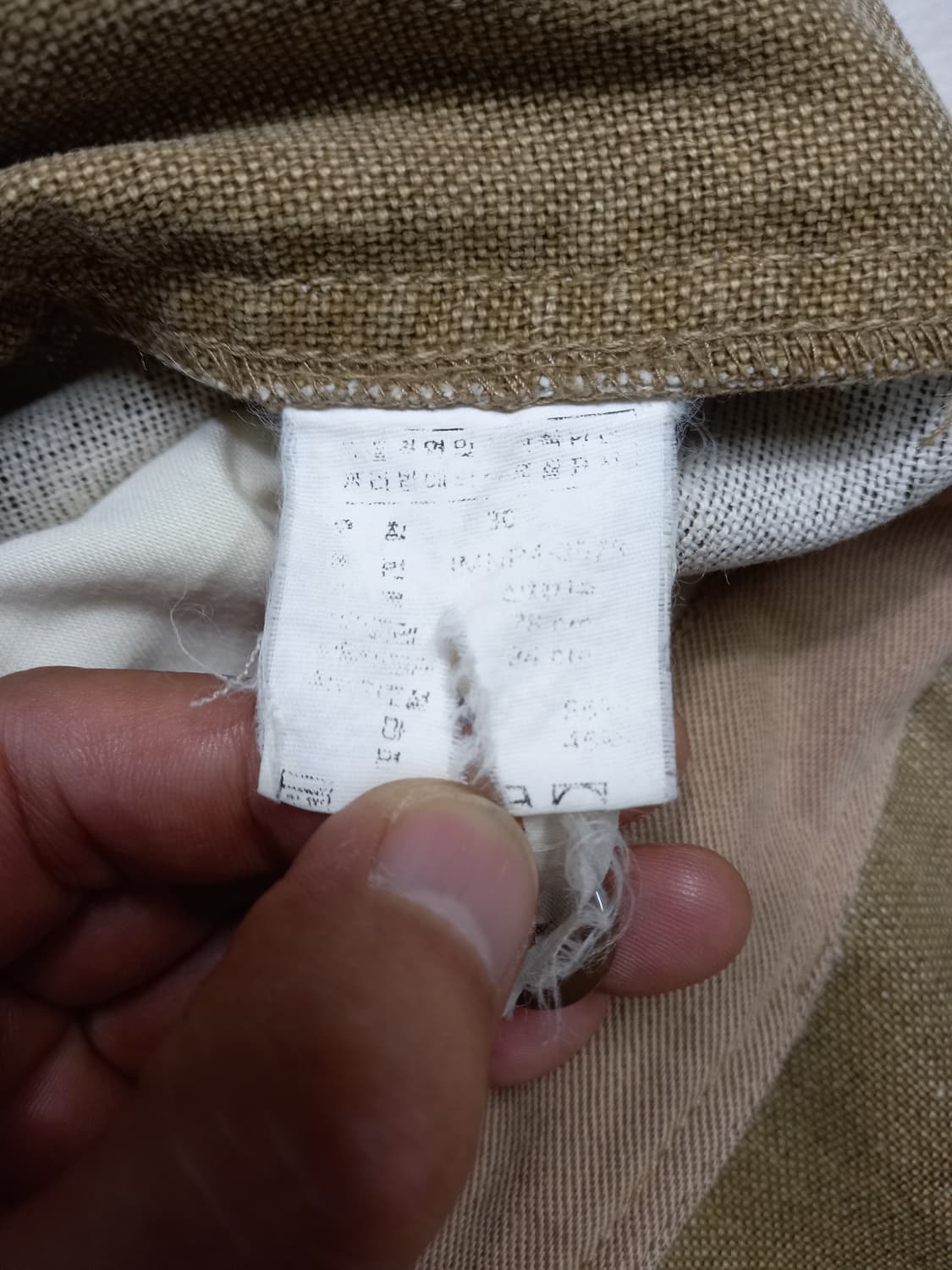 32 POLO RALPH LAUREN 린넨55% 치노 진노랑 32-247 상품이미지9