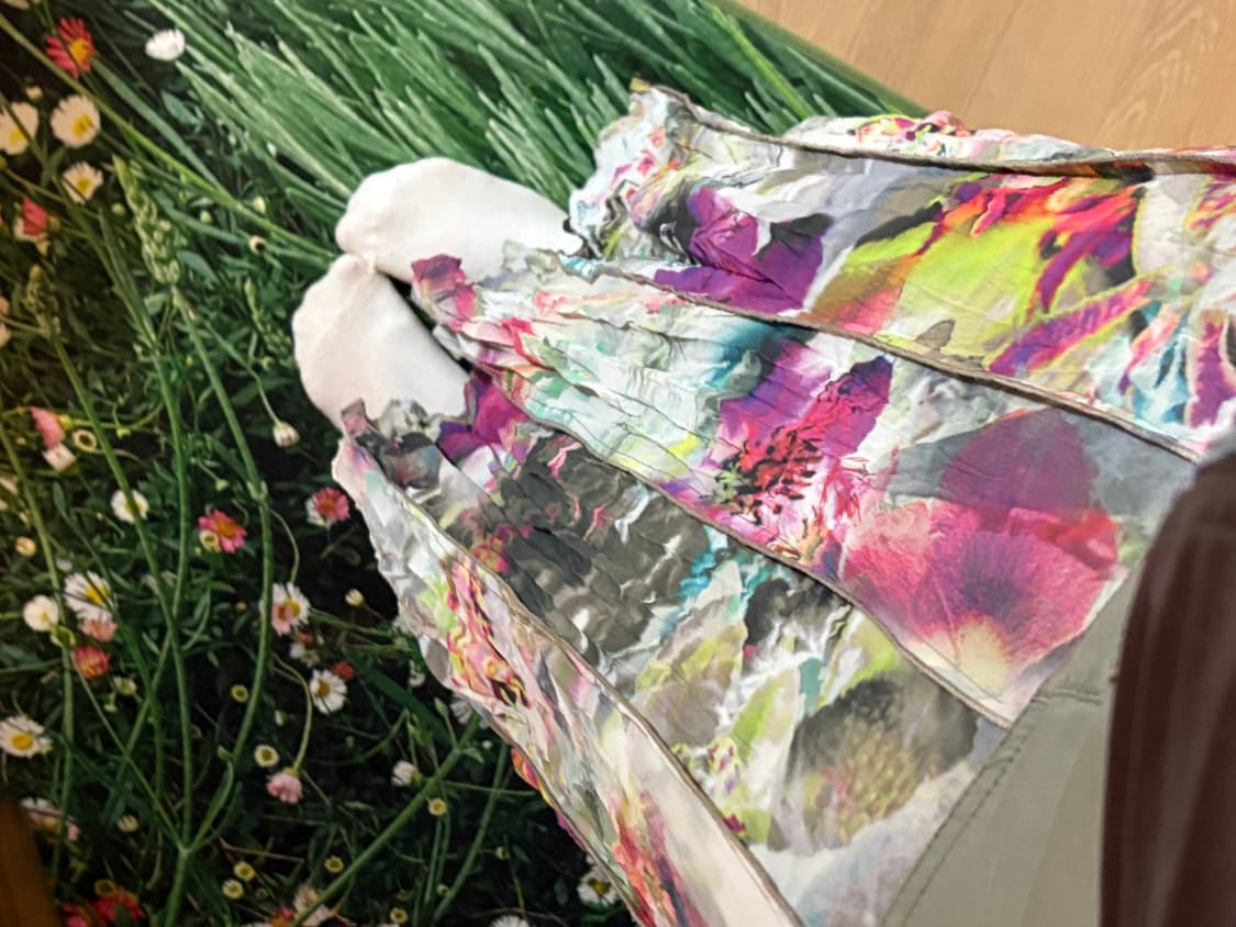 빈티지 플라워쉬폰스커트 상품이미지7