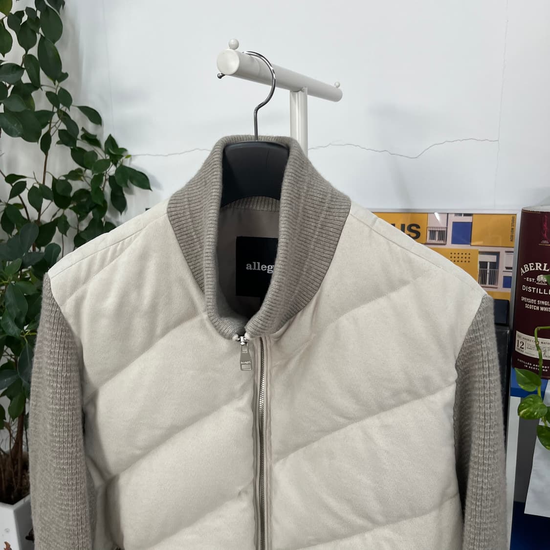 알레그리 구스다운 니트 패딩 점퍼 54 상품이미지2