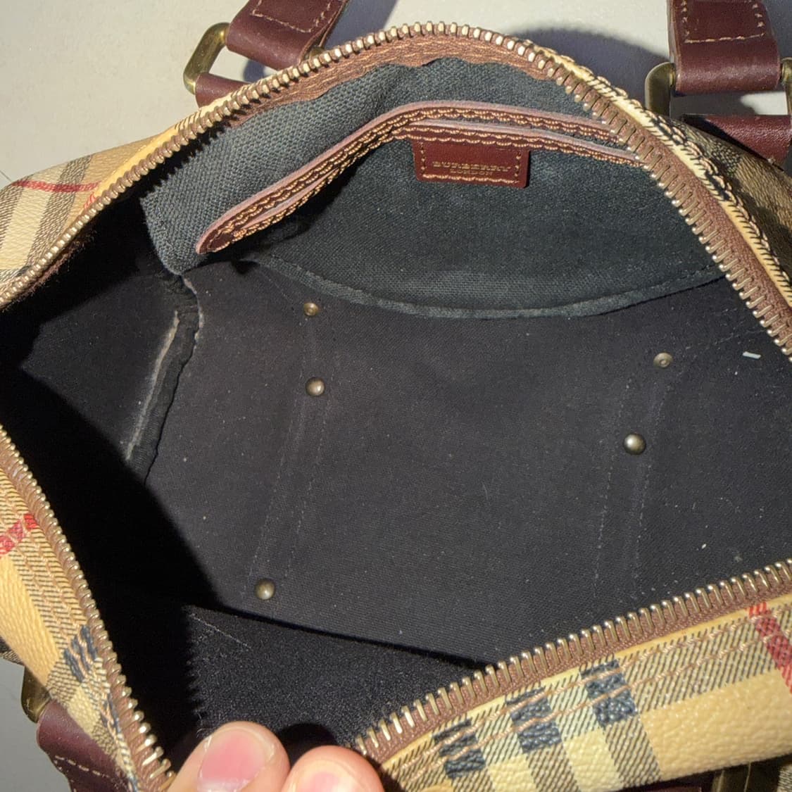 버버리 노바체크 PVC 보스톤 토트백 상품이미지8