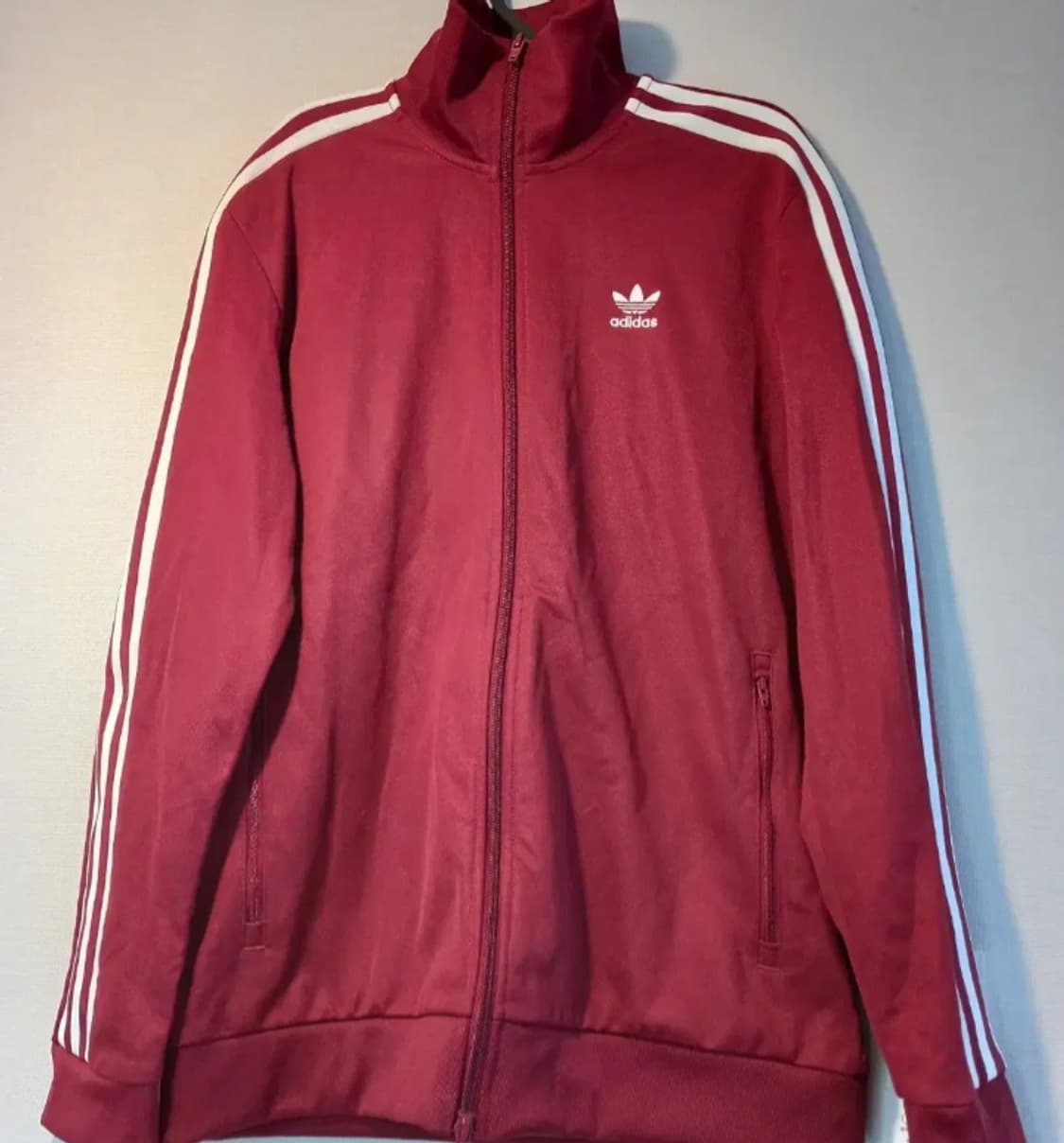 아디다스 버건디 트랙탑 저지 져지집업 95 상품이미지1