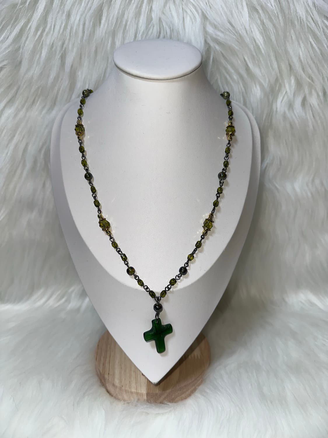 오리엔탈 고스펑크 십자가 목걸이 상품이미지1