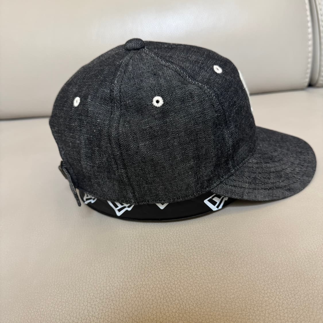 풀카운트 데님 볼캡 모자 블랙 상품이미지2