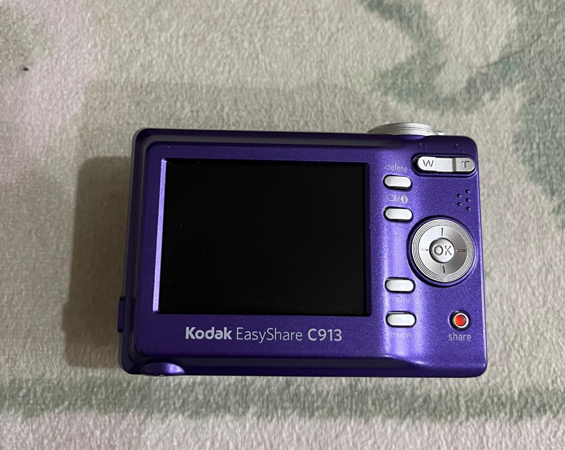 코닥 c913 레어한 보라색 디카 빈티지 카메라 상품이미지2