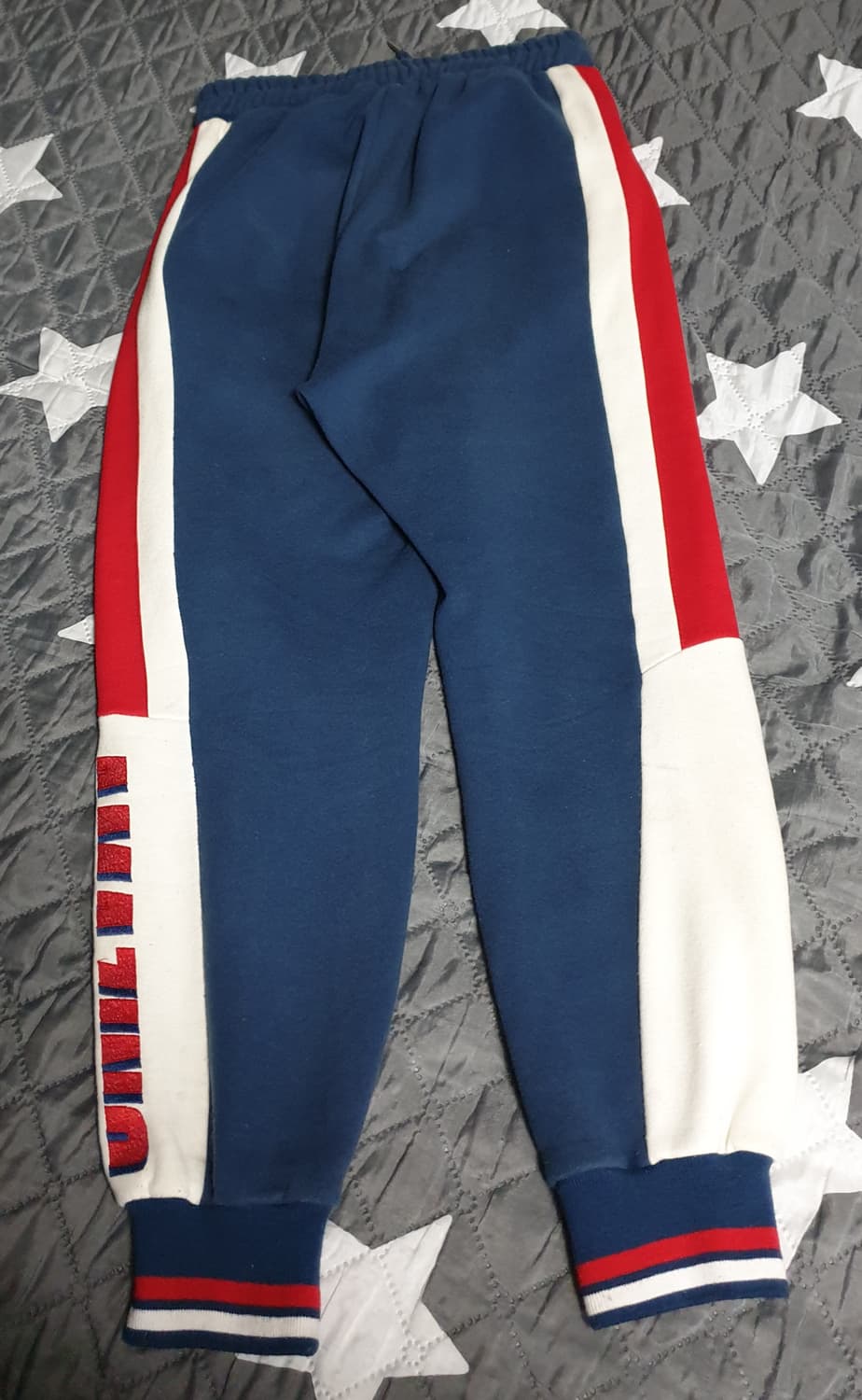 퍼스텝 올드스쿨 배색 트라이브 기모 조거팬츠 (L) 상품이미지2
