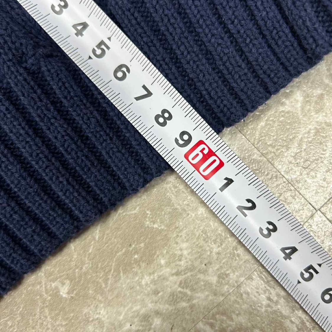 폴로 랄프로렌 네이비 꽈배기 케이블 걸즈 반팔 니트(M) 상품이미지6