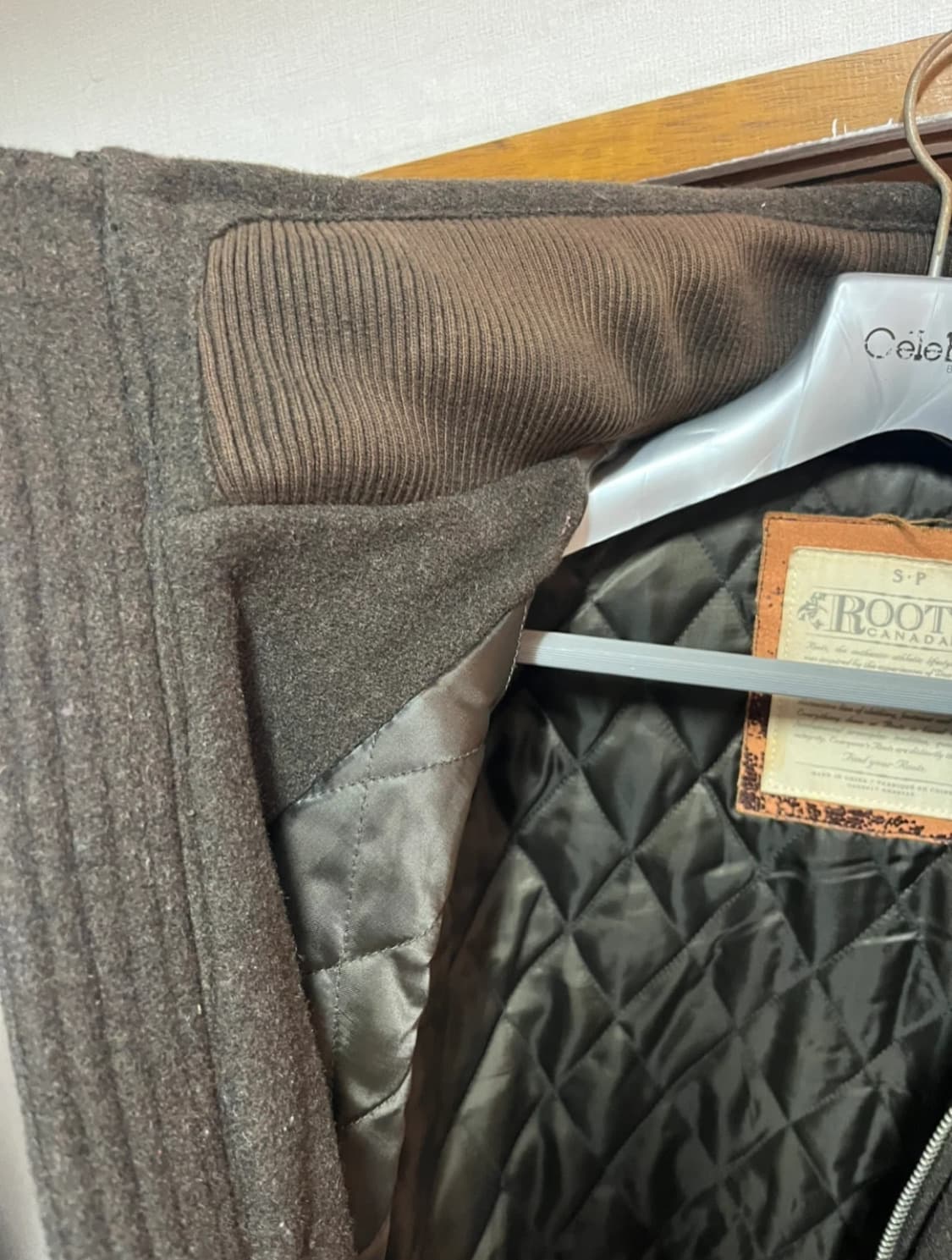 Roots 남성 카키색 모 자켓 상품이미지10