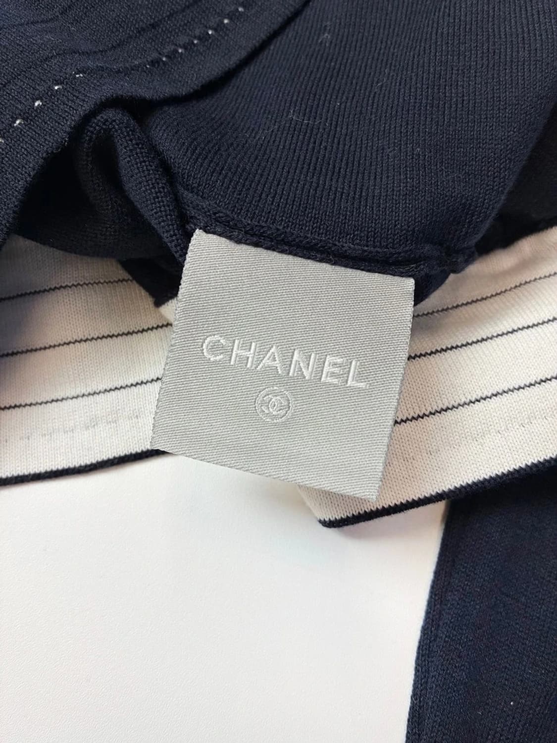 샤넬 코튼 시그니처 패턴 풀집 후드집업 PN5724 상품이미지7