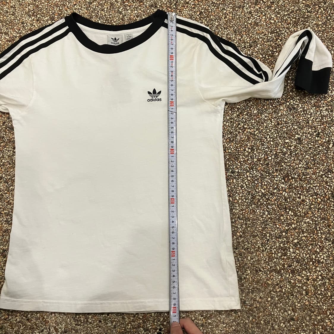 297 아디다스 삼선 롱슬리브 화이트 상품이미지5