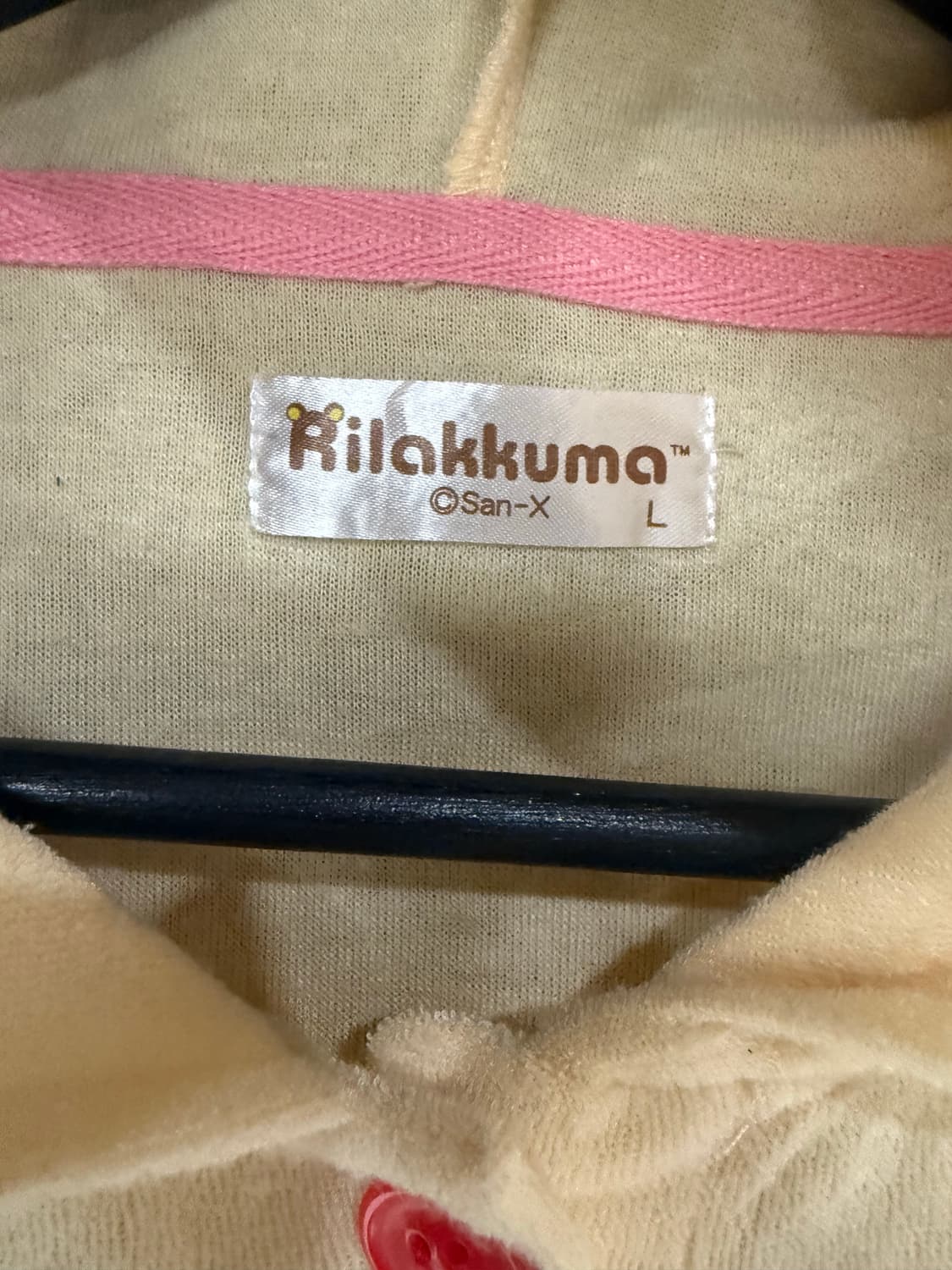 Rilakuma face point button hoodie 상품이미지8