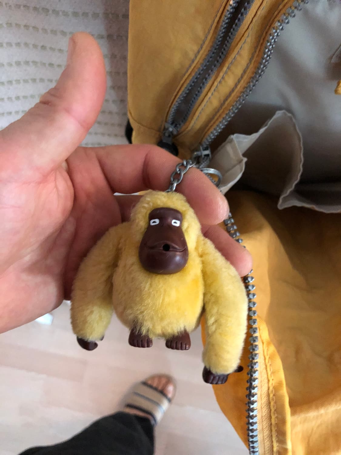 키플링 Y2K 나일론 옐로우 백팩 노트북 가방 상품이미지5