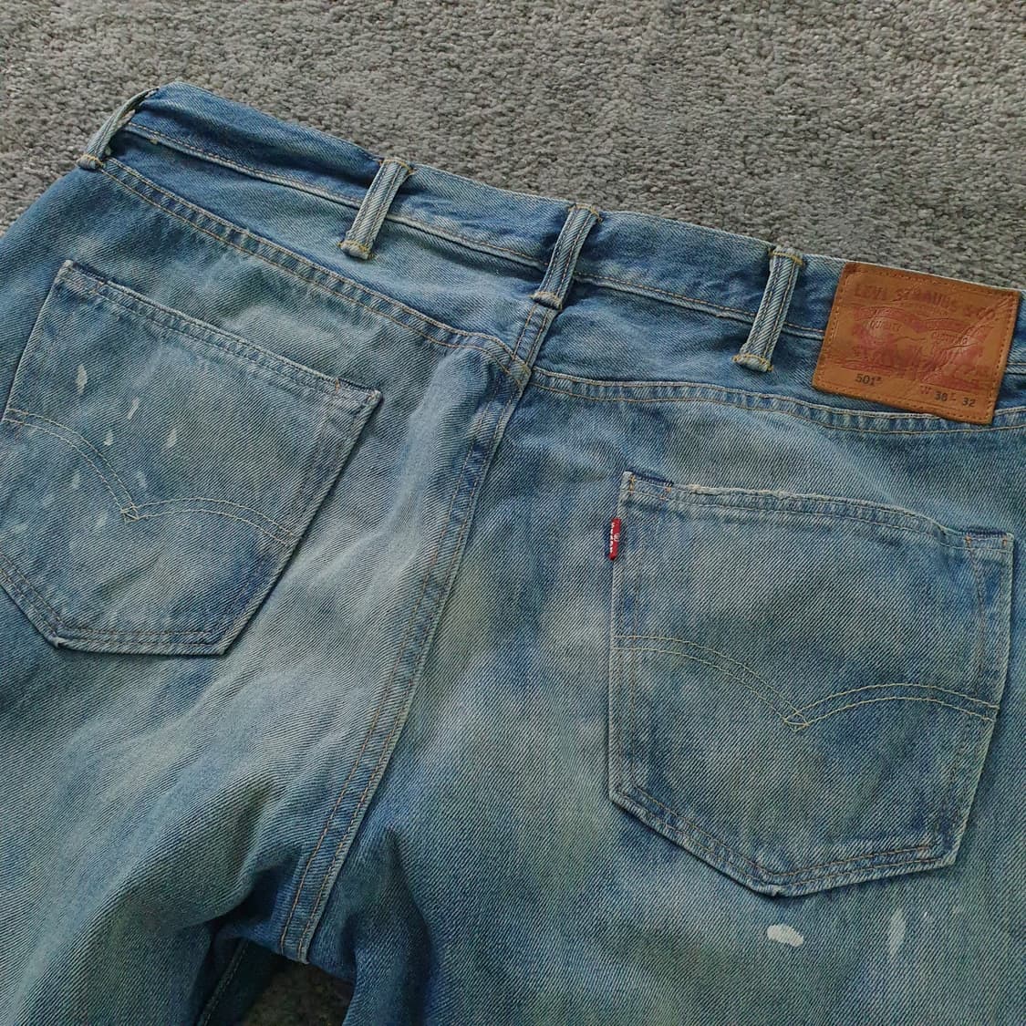 LEVI'S 501 데미지 워싱 데님 팬츠 상품이미지9