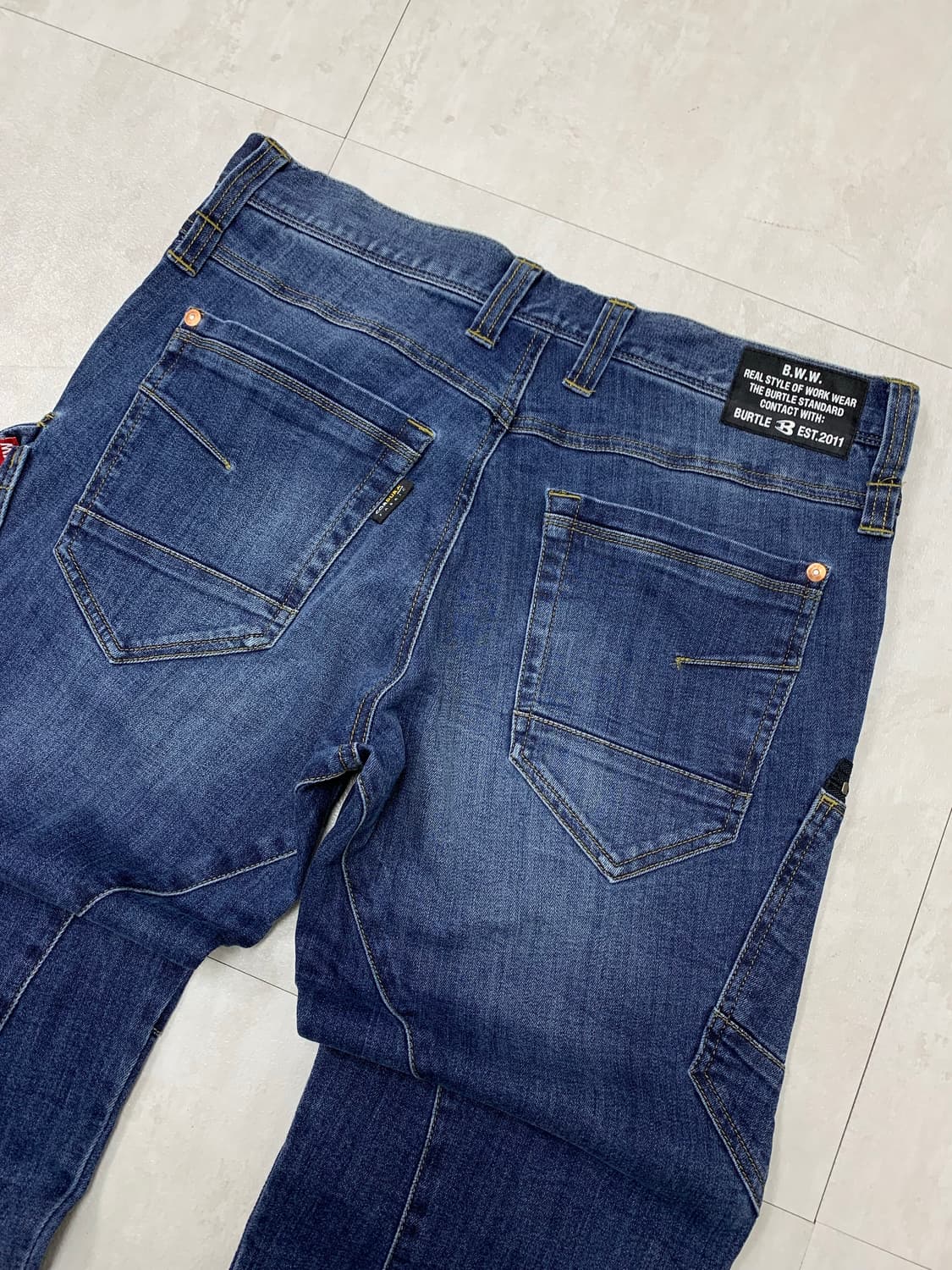 Burtle 데님 카고 팬츠 #118 상품이미지8