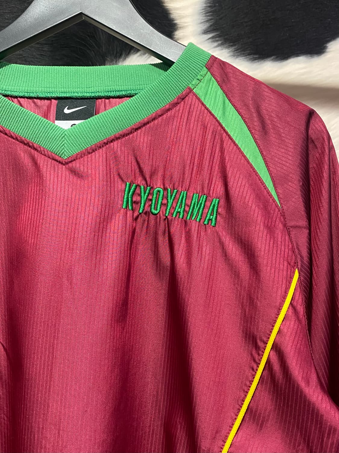 Nike 그린 배색 디테일 웜업 맨투맨 상품이미지3