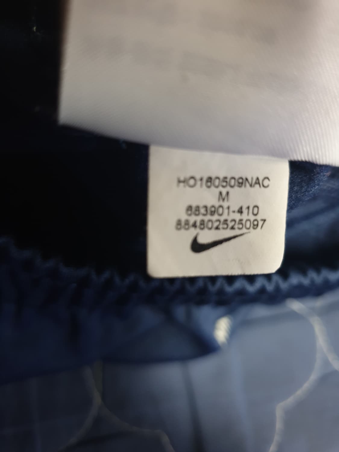 나이키 쉴드 솔로스우시 밑단집업 우븐 조거팬츠 네이비 (M) 상품이미지6