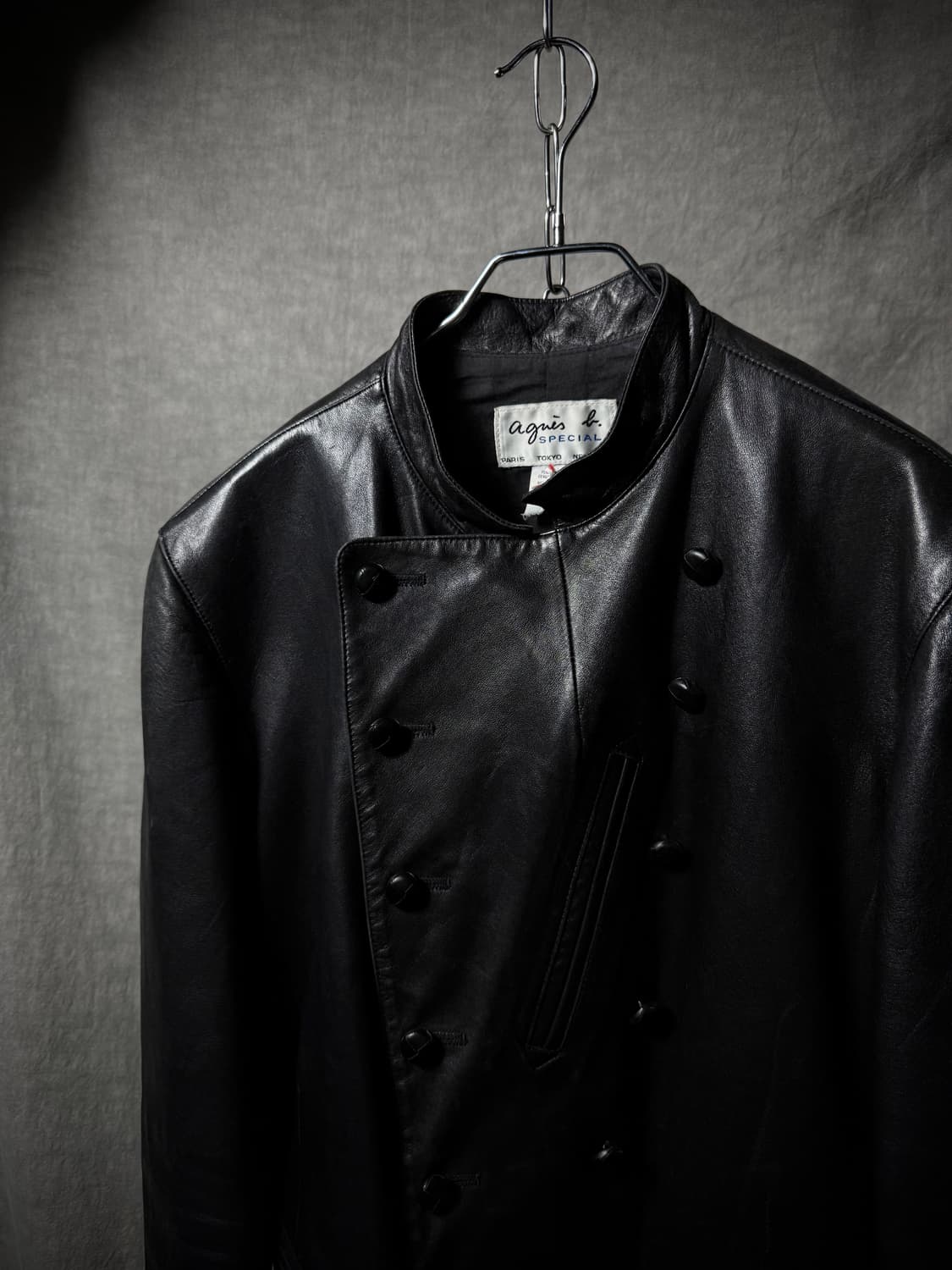 agnes b. Napoleon Leather Jacket 상품이미지4