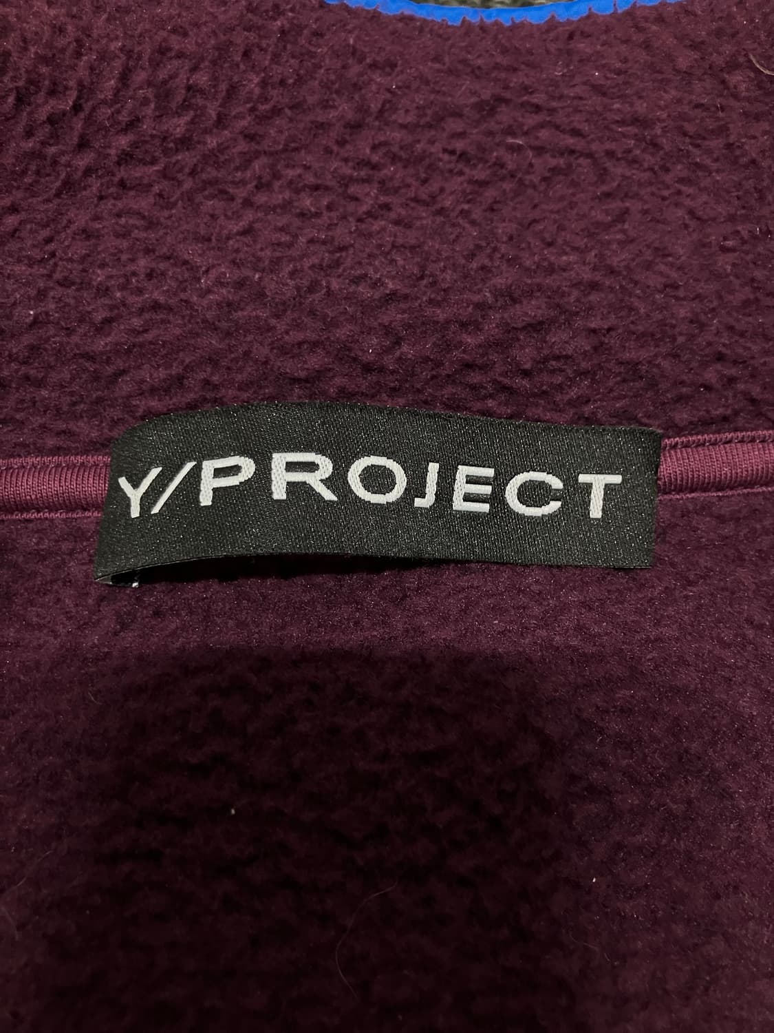 Y/PROJECT Purple Fleece Pop-Up 19AW 상품이미지3
