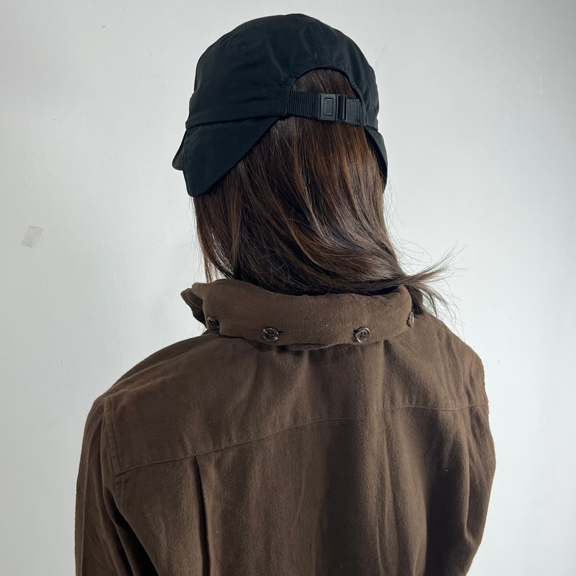 앤 드뮐미스터 헤비 코튼 히든 후드 셔츠 상품이미지5