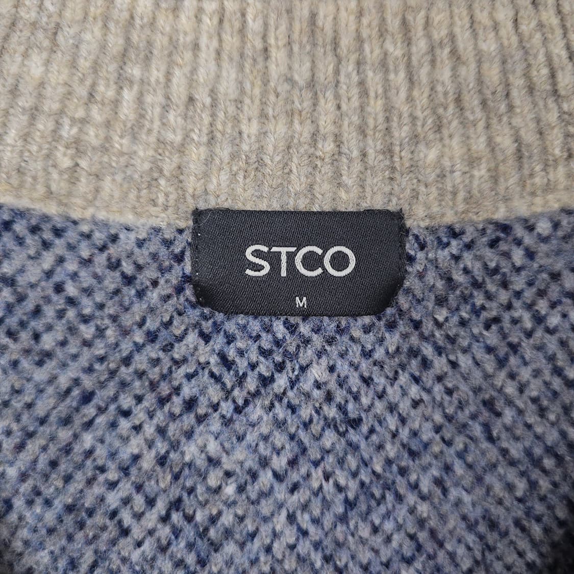 STCO 에스티코 아가일 가디건 M 상품이미지4