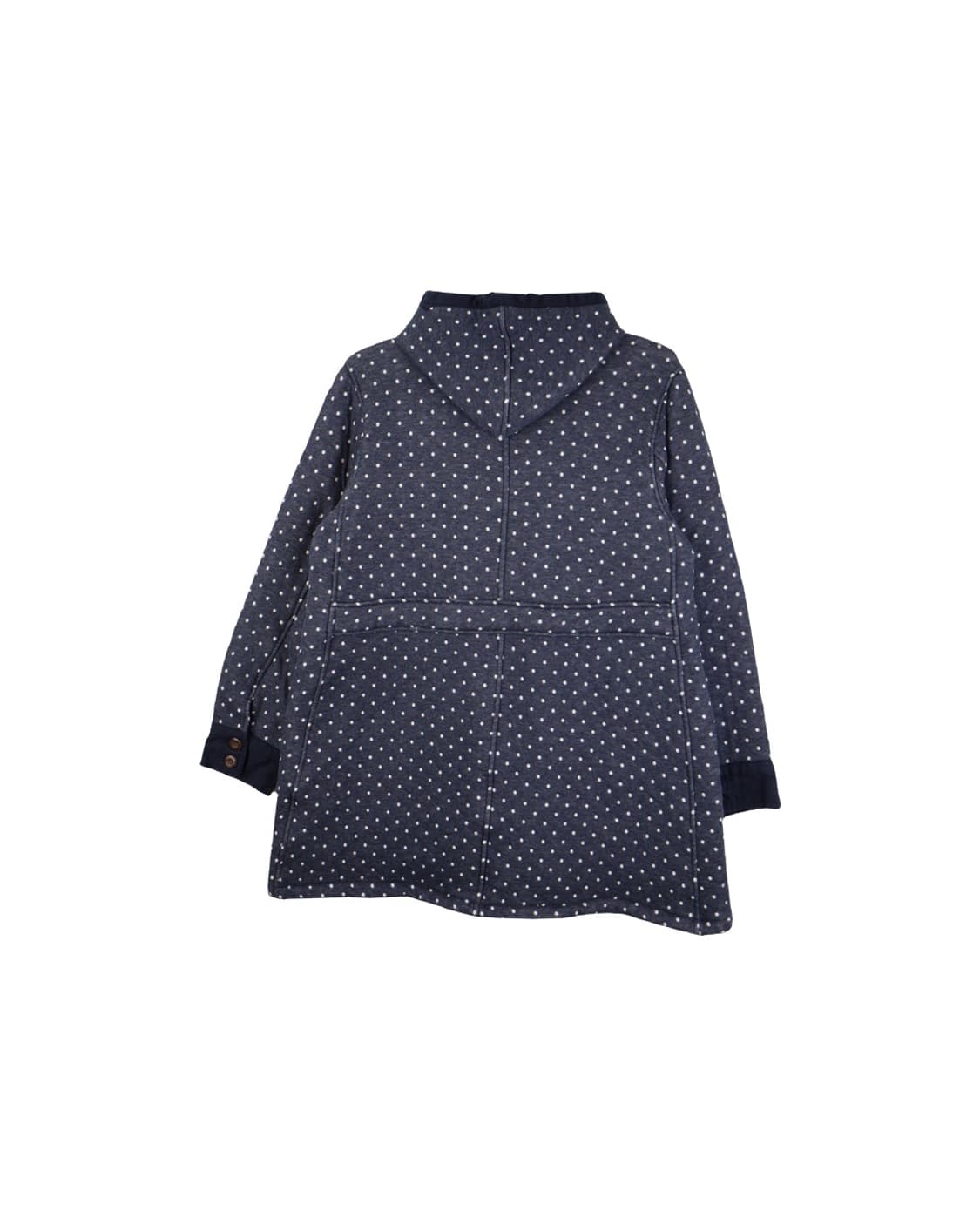 Jpn Navy Dotted Mini Coats 상품이미지4