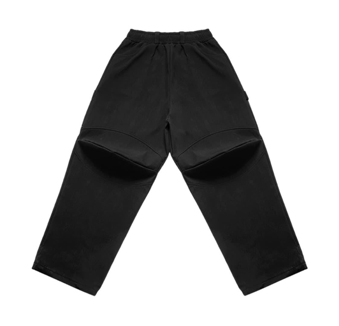 [OS] mjd 엠제이디 X TRSC 3D 니 나일론 팬츠 블랙 상품이미지1