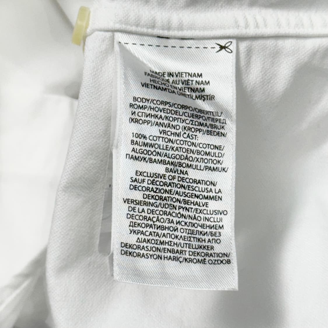 (M) 폴로 랄프로렌 QR택 화이트 셔츠 멀티포니 상품이미지5