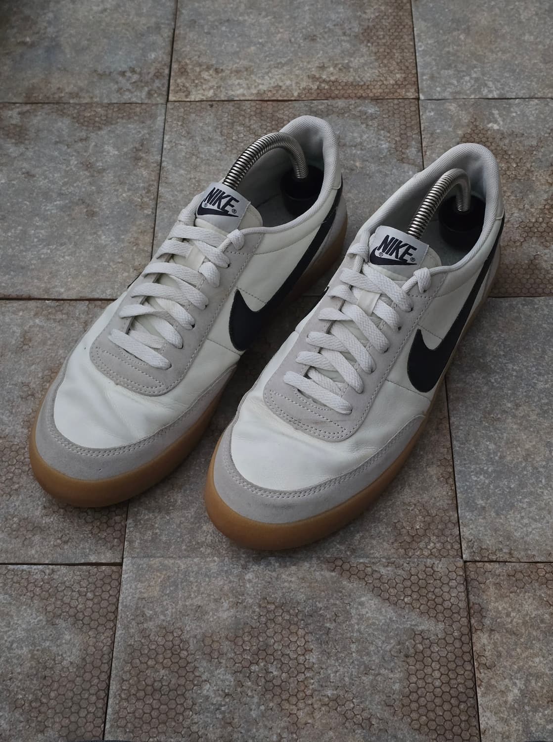 (280)나이키 킬샷 2 레더 오일 그레이 검  상품이미지1