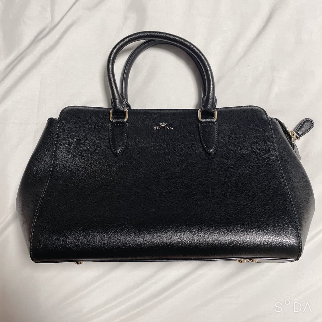 제이에스티나 블랙 토트겸 크로스백 상품이미지2