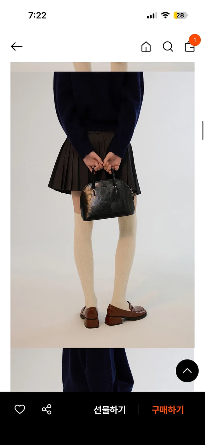 썸웨어버터 Pebble Tote Bag 페블토트백 블랙 상품이미지3