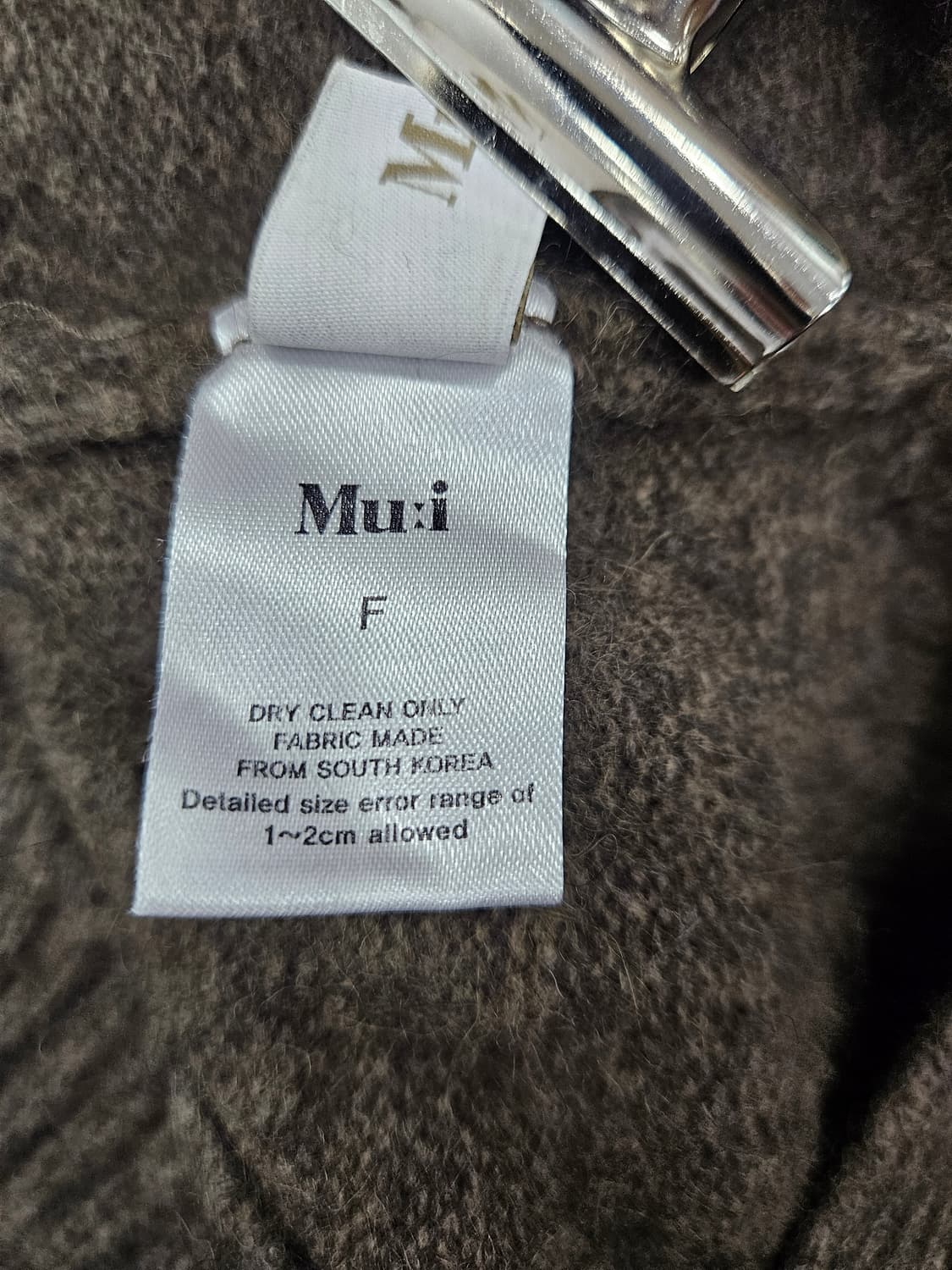 브라운 후드 니트 상품이미지2