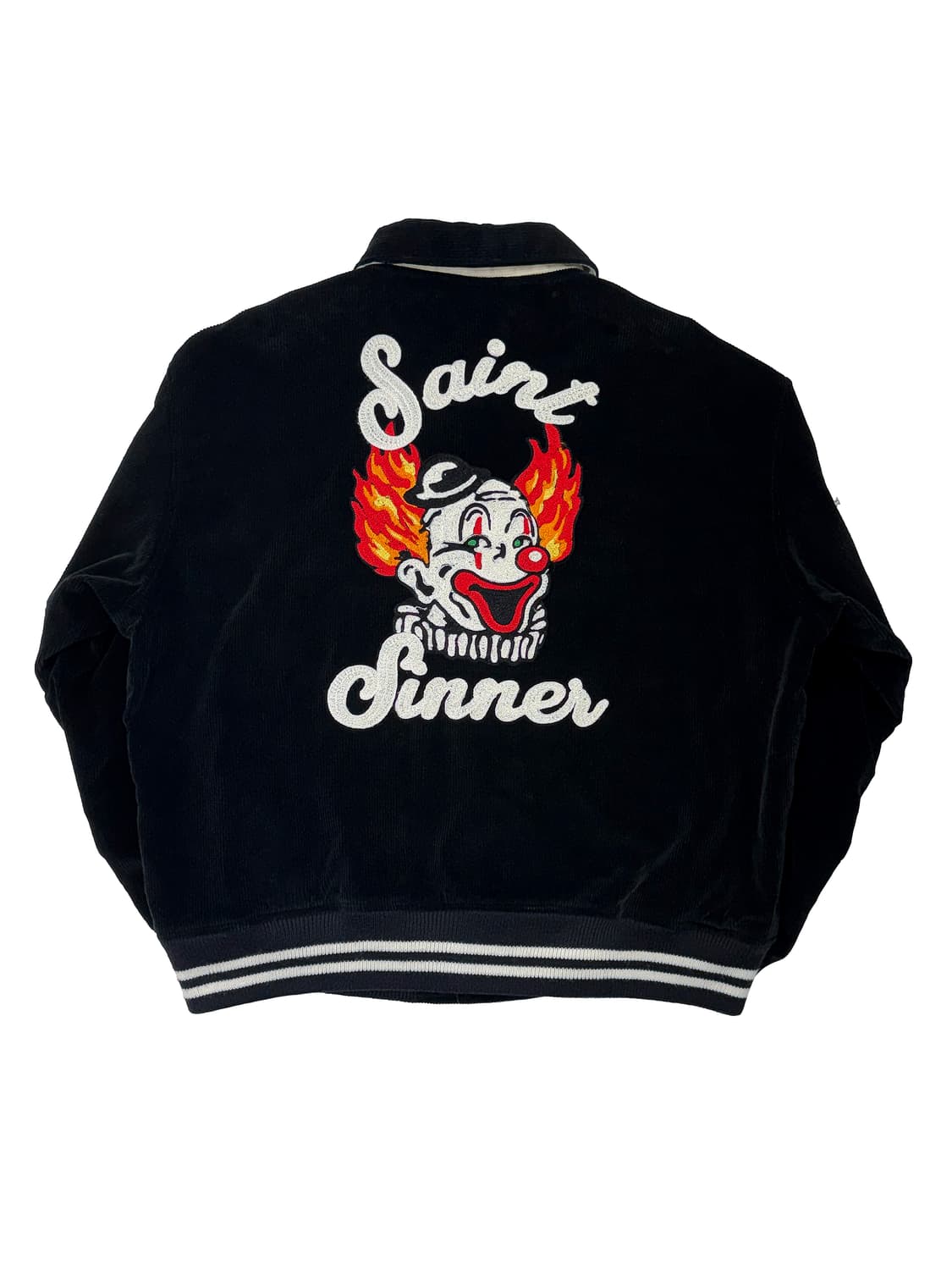 세인트 마이클 시너 서커스 코듀로이 테디 자켓 블랙 상품이미지1