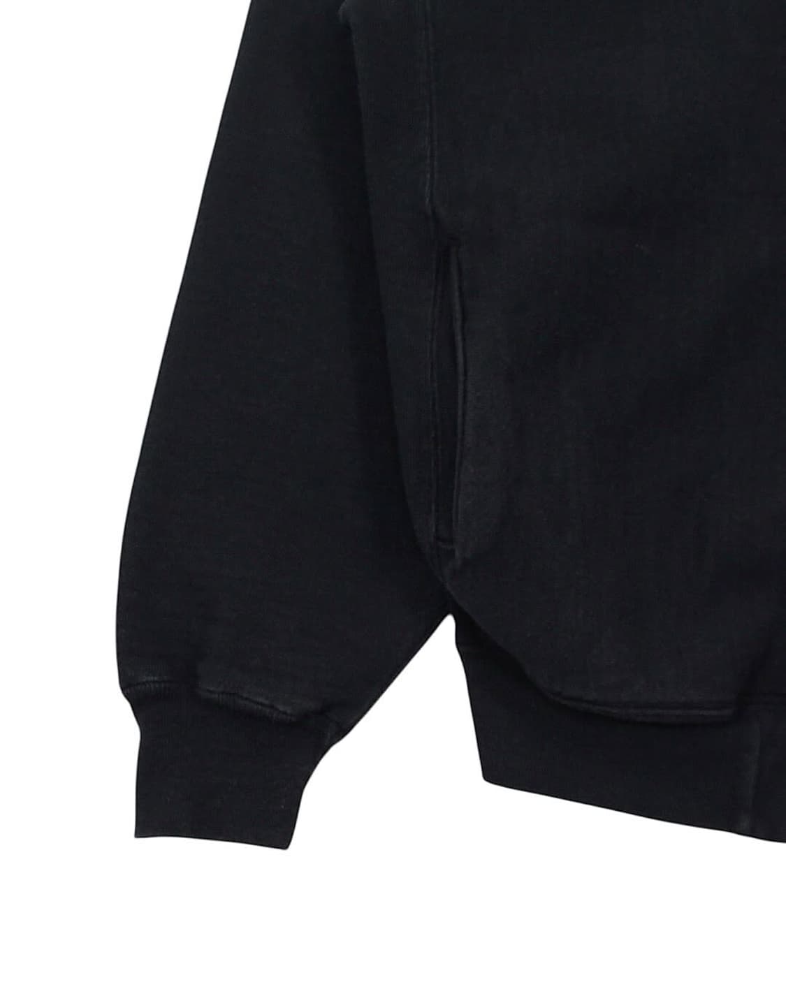 1990s USA 챔피온 리버스위브 스냅 가디건 블랙 빈티지 미국제 상품이미지7