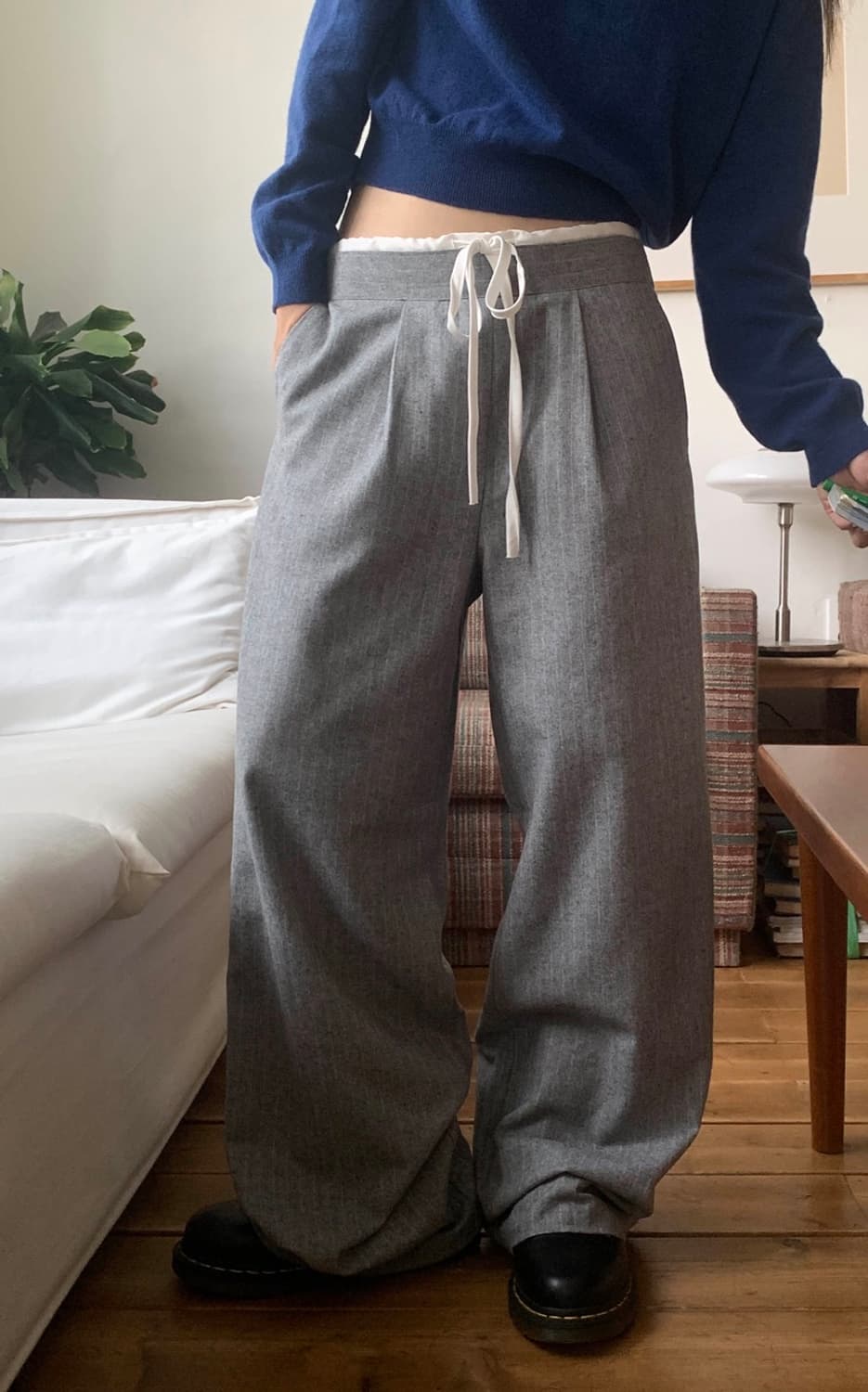 스트라이프 팬츠 (wool) 상품이미지1