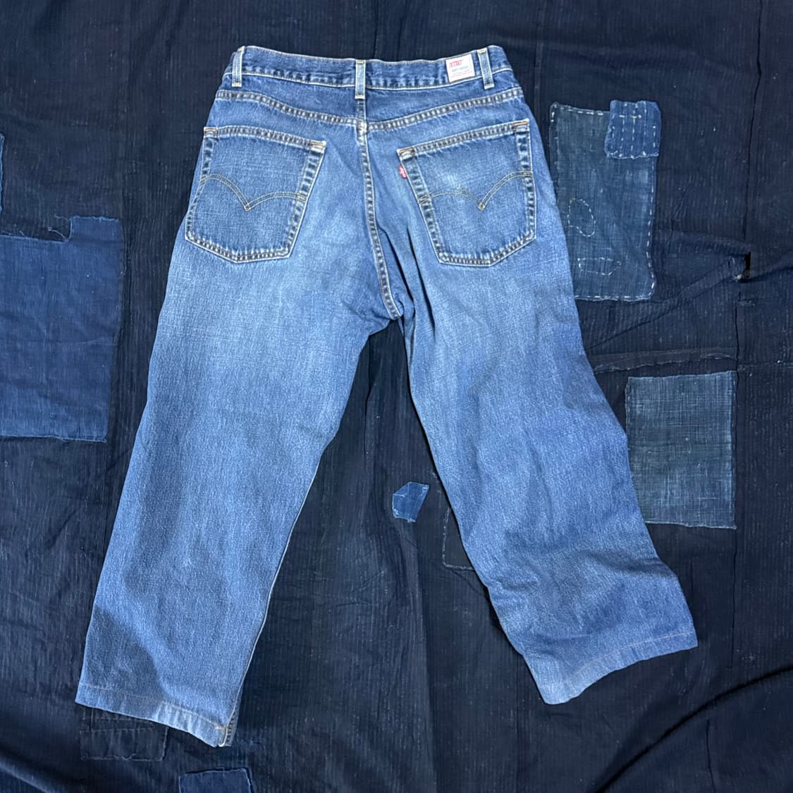 90‘s 리바이스 569 루즈 스트레이트핏 데님 팬츠 32 상품이미지5