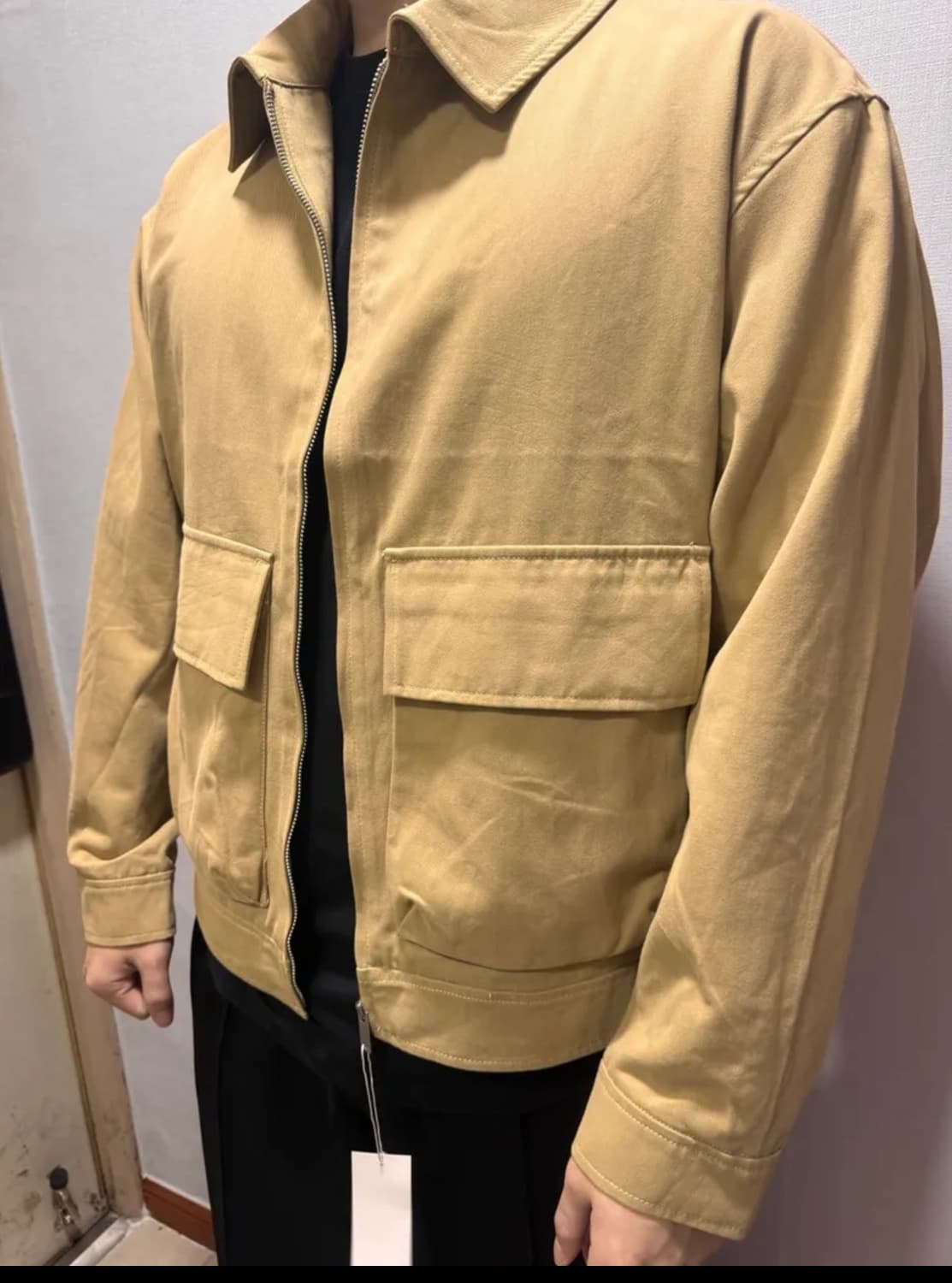 [새상품/미착용] 언탭트 스튜디오 트윌 코튼 유틸리티 블루종 베이 상품이미지3