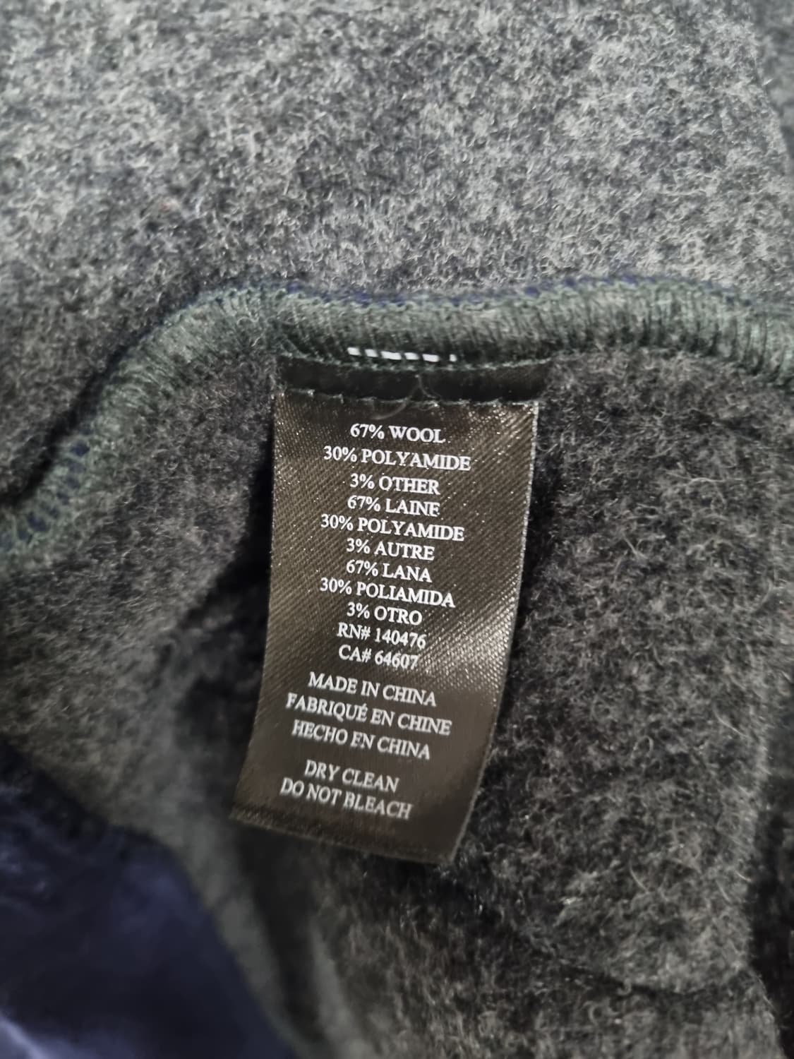 파허티 남성 울 자켓  상품이미지4