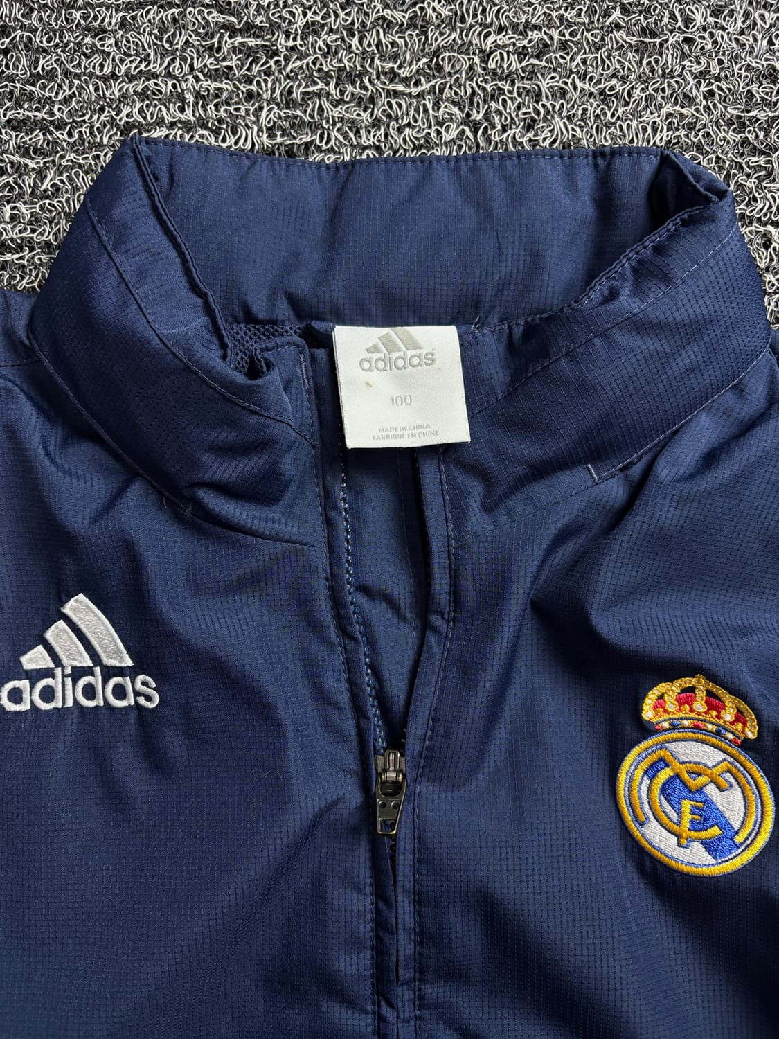 00s 아디다스 레알마드리드 레트로 우븐 레인 트랙 자켓 1476 상품이미지4