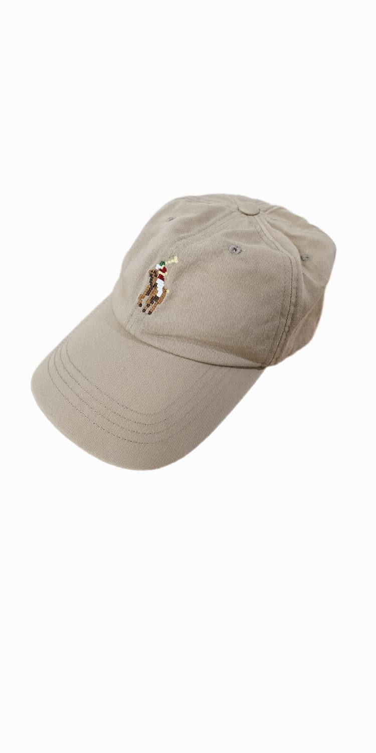 폴로 랄프로렌 베이지 코튼 치노 볼캡 상품이미지1