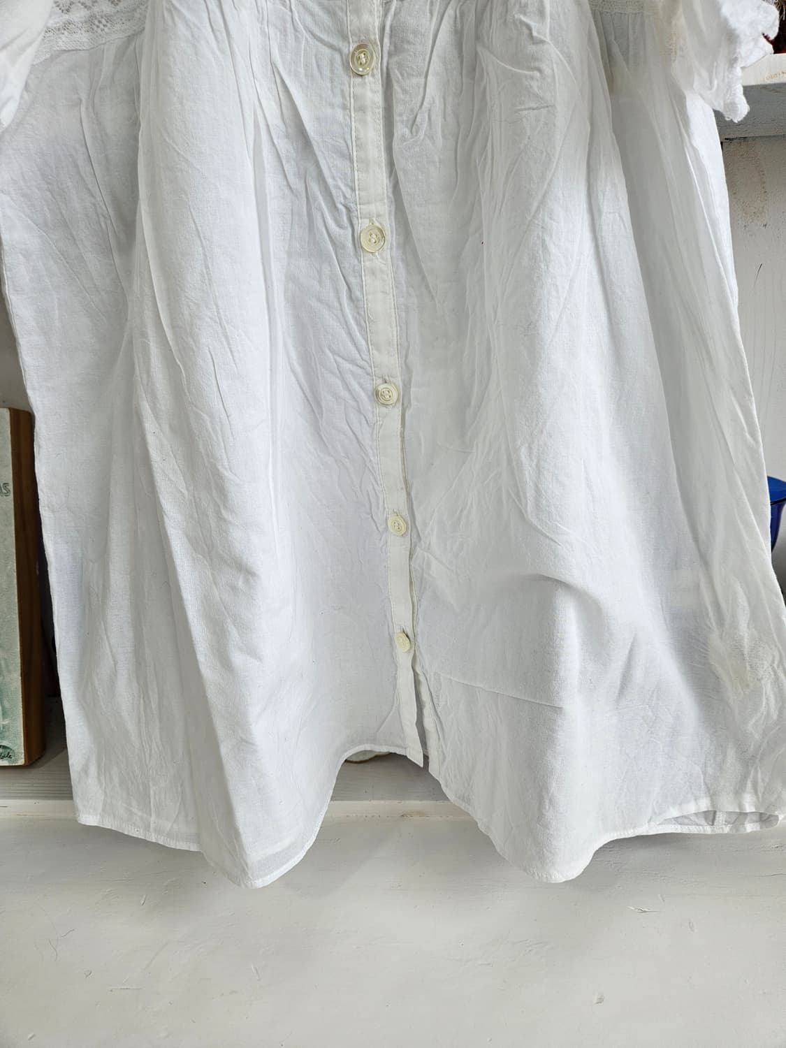 JILL STUART 화이트 레이스 블라우스 상품이미지3