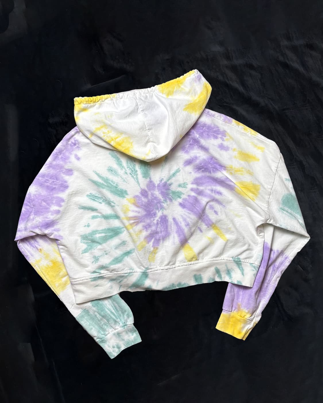 일본빈티지 타이다이 크롭 후드 집업 상품이미지3