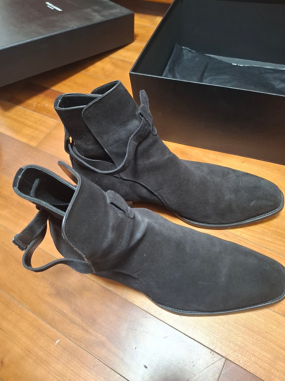 생로랑 스웨이드 조드퍼 부츠 41.5 상품이미지4