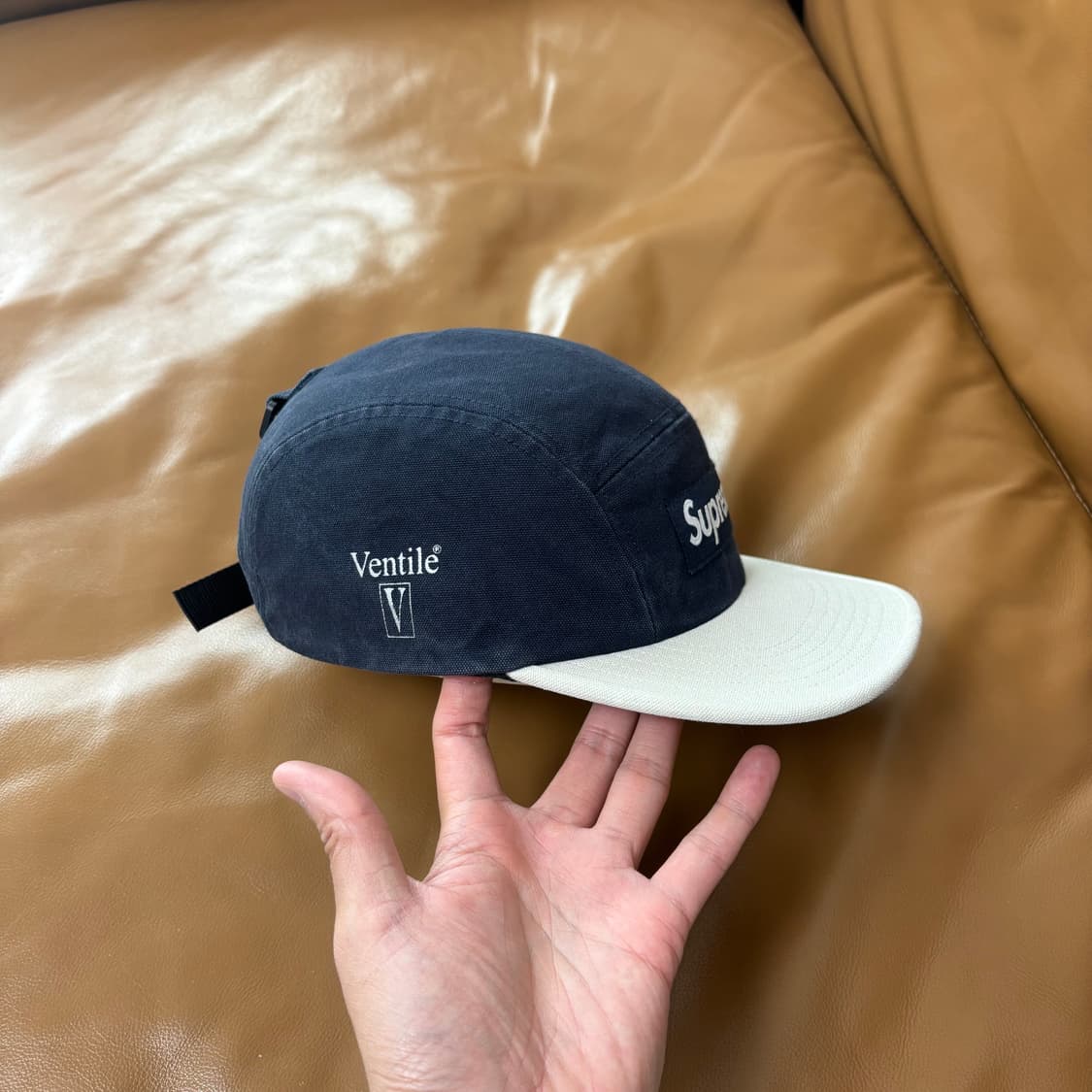 Supreme 슈프림 벤틸 네이비 캠프캡 모자 (Ventile Navy) 상품이미지4